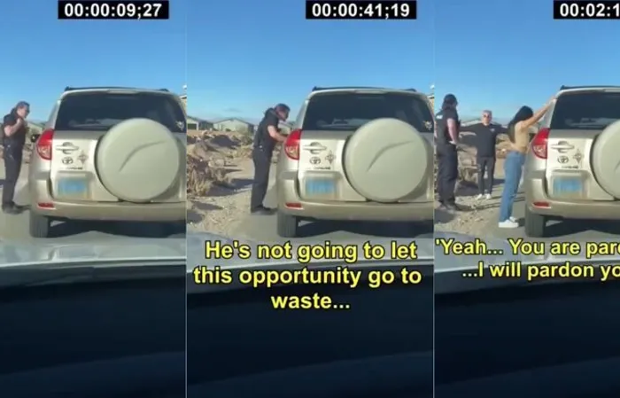 Cop finds his wife with another man during traffic stop