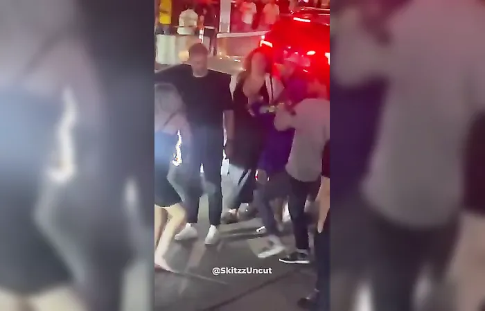 Karen got DECKED in the face, then freaked out