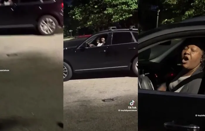 Woman in car: "I’ll be glad when Trump gets all your motherf*ckers out of here"