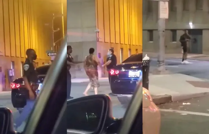 Woman punches cop in face, then she FOUND OUT