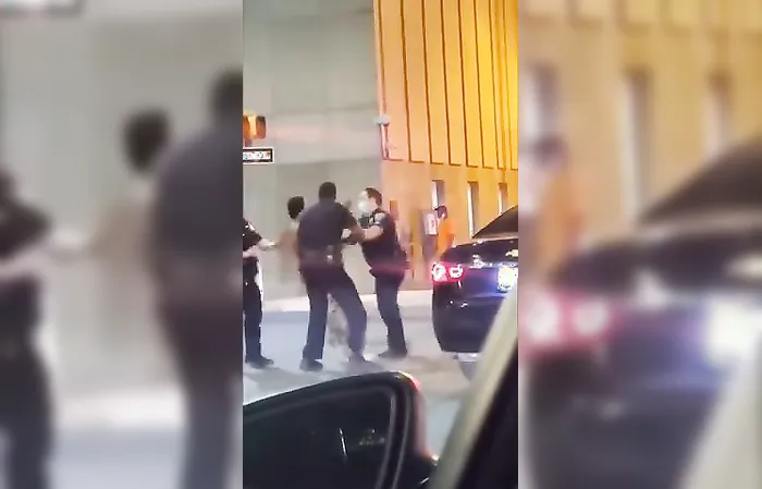 Woman punches cop in face, then she FOUND OUT
