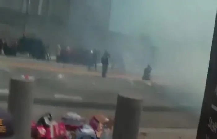 Law enforcement fires munitions at protesters in LA