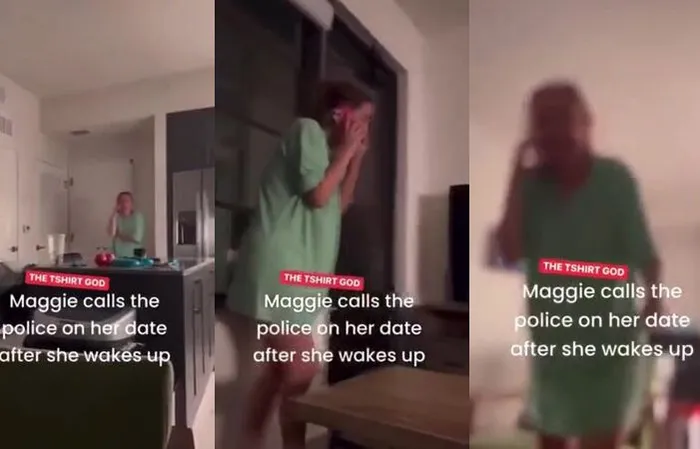 Woman falsely accusing date after he wakes up