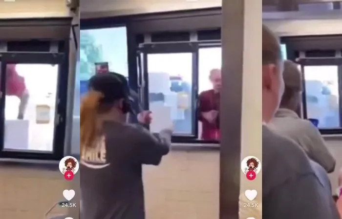 Psycho Hose Beast busts thru drive-thru window