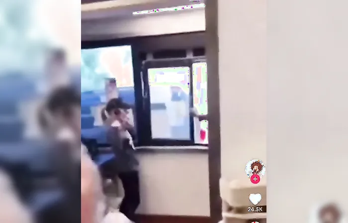 Psycho Hose Beast busts thru drive-thru window