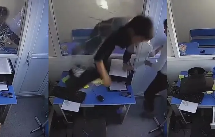 He could've just used the door