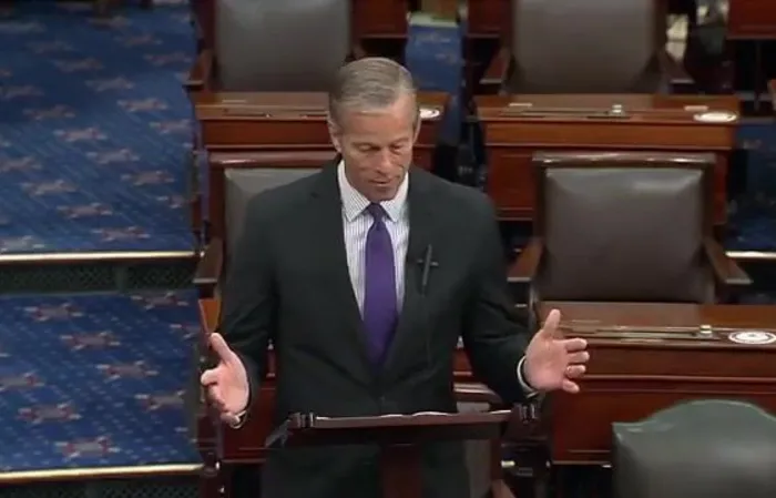 Sen. Thune said America was deeply in debt, then supported the OVERSPENDING GOP bill anyway