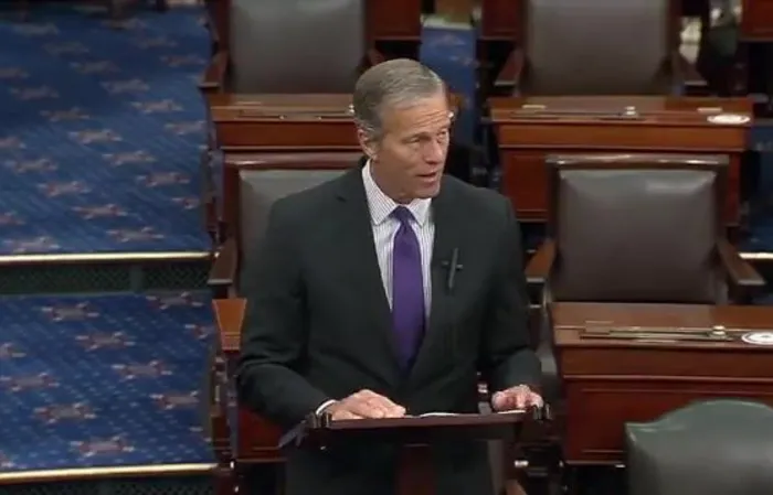 Sen. Thune said America was deeply in debt, then supported the OVERSPENDING GOP bill anyway