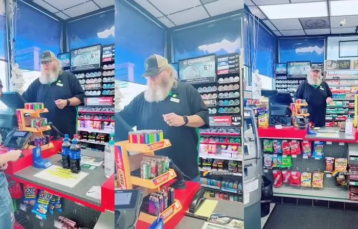 Ghetto girl cussed out cashier, called him homeless, dirty, fake Santa