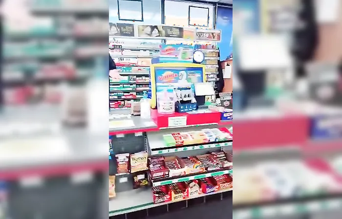 Ghetto girl cussed out cashier, called him homeless, dirty, fake Santa