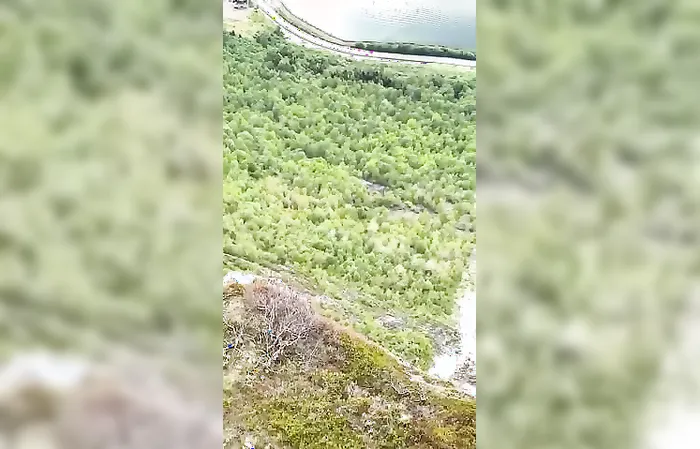 Dude jumps off cliff with rare wing-suit