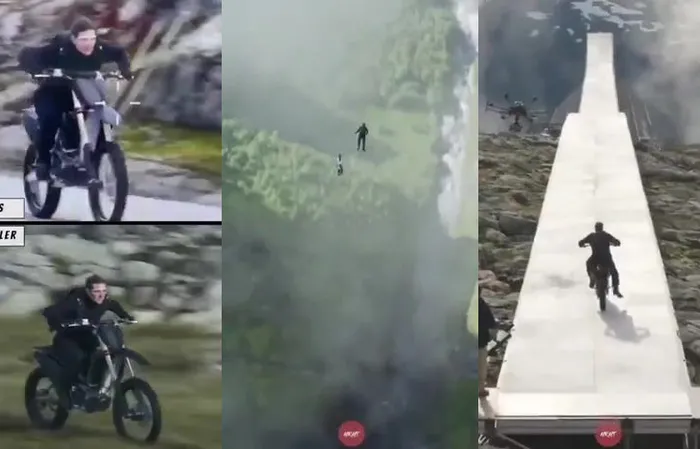 Tom Cruise jumped off a cliff SIX TIMES just to get the perfect shot