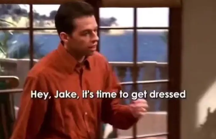 Funny scene from Two and a Half Men