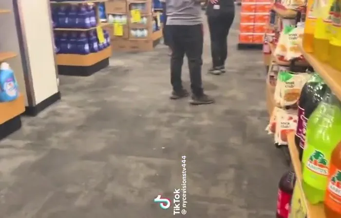 Ghetto lady trashes CVS