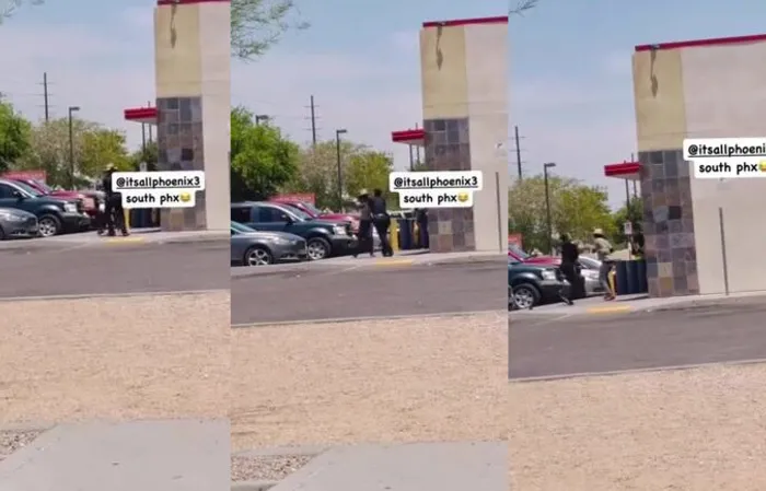 Female cop gets wrecked in street fight
