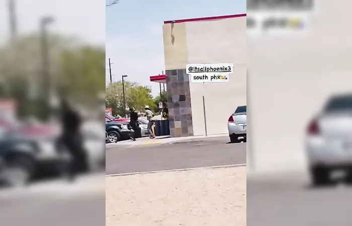 Female cop gets wrecked in street fight