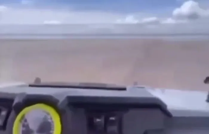 Man takes blind friend to a place where he could drive without worries
