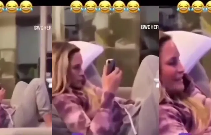 Watch what she does with her finger