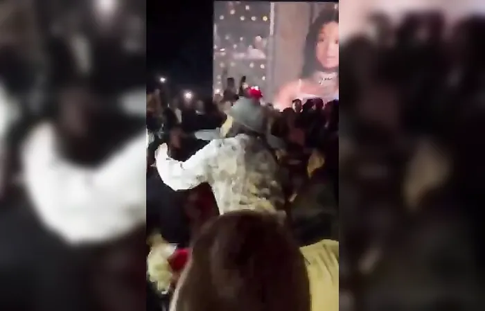 Movie turns into all out brawl