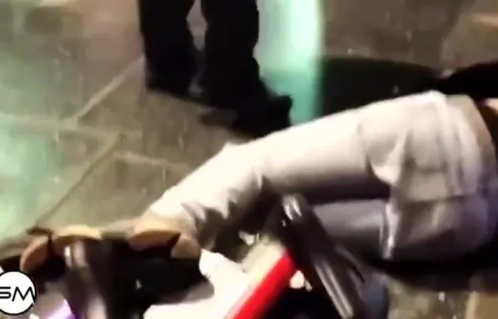 Drunk Man pushes WOMAN, then FOUND OUT