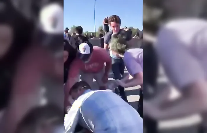 Protestors  Stood In Traffic and Got Ran Over