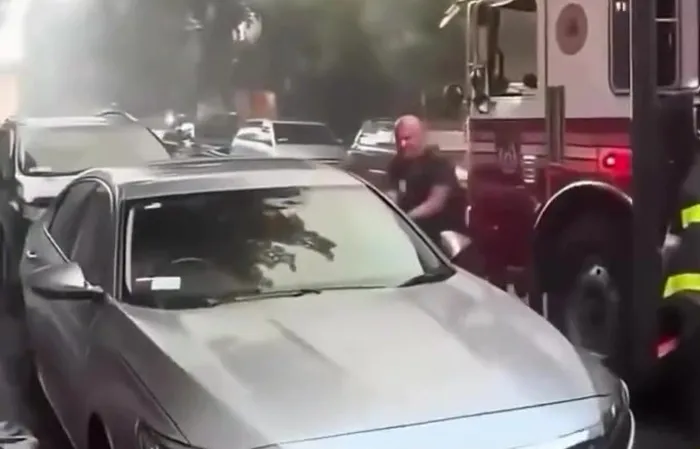 They told you not to park next to the fire hydrant
