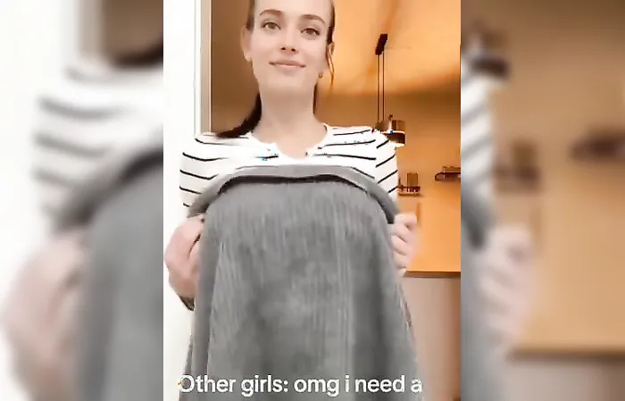 What is she hiding?