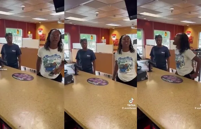 Woman FREAKS OUT after food place ran out of mozzarella sticks