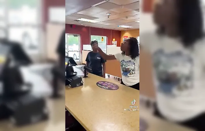Woman FREAKS OUT after food place ran out of mozzarella sticks