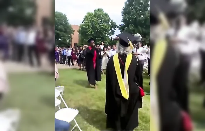 Graduate acts like she's the main character, throwing tantrum