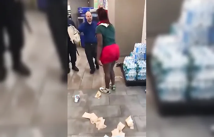 Walmart shoplifter refused to leave, security handled it