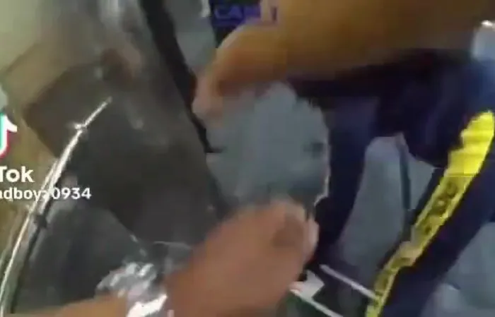 Security tosses entitled plane passenger on floor after she SPIT on gate agent