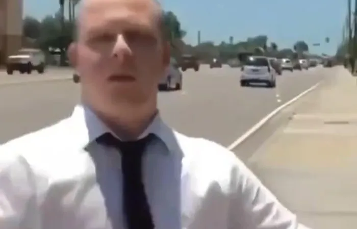Woman steals reporter's mic to say something hilarious, but very profane
