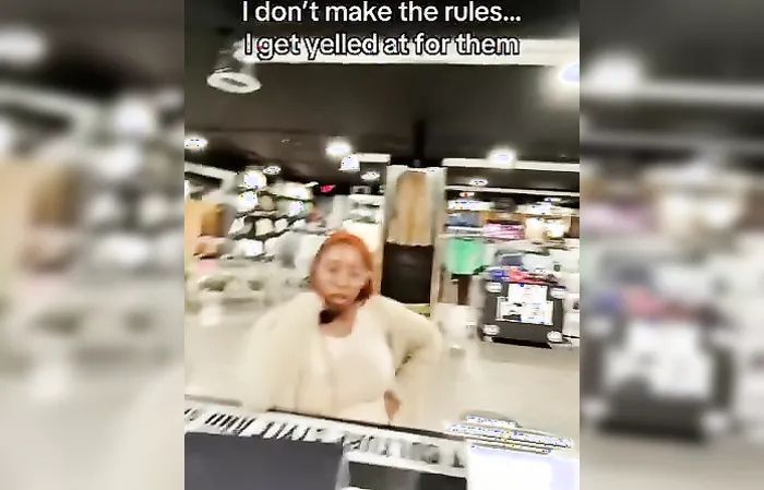 Entitled woman gets put in her place by security when demanding cash refund with no receipt