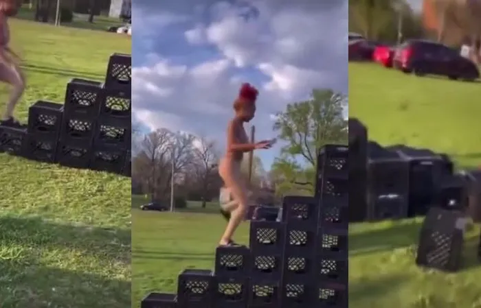 Milk Crate challenge gone terribly wrong