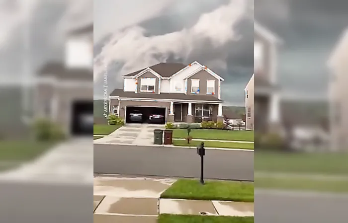 When you walk outside your house and see this