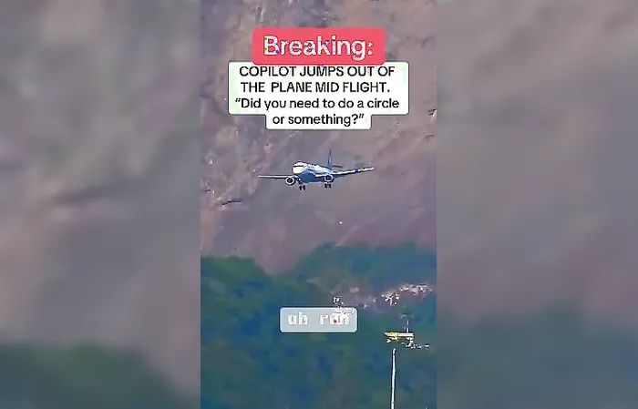 Co-pilot jumps out of moving plane