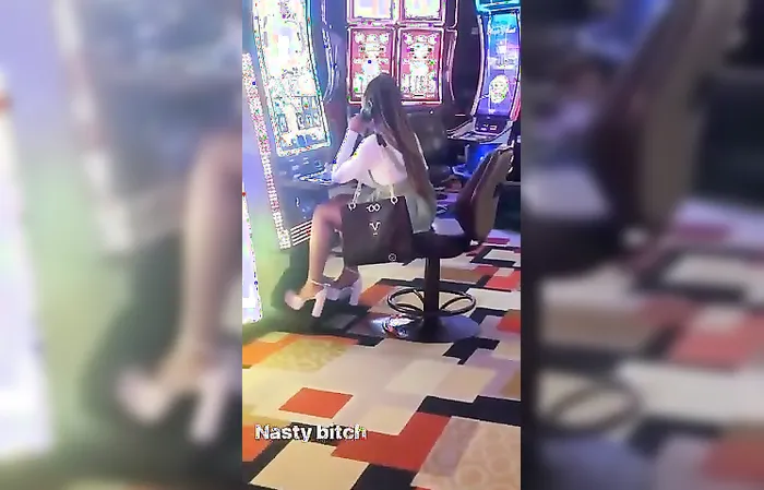 Look under her seat