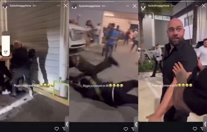 Antonio Brown got jumped on video