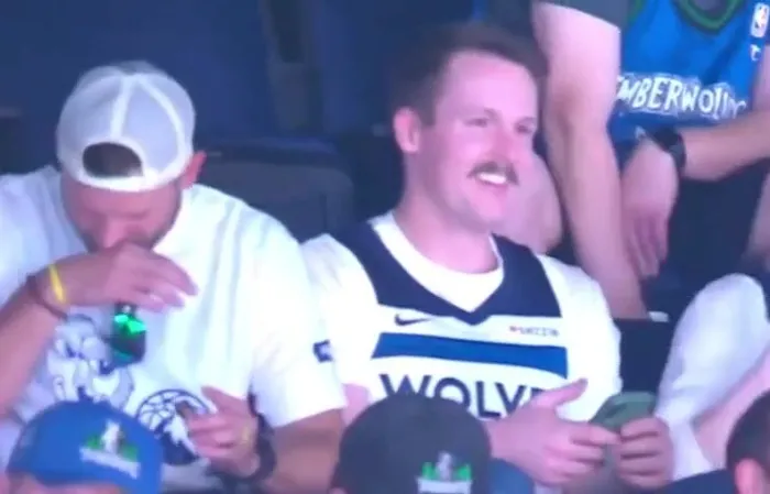 T-Wolves fan caught taking a bump on the Jumbotron