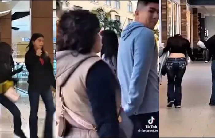 Guy's very loud fart prank had women laughing so hard