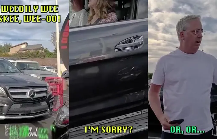 Man confronts people who won't return shopping carts