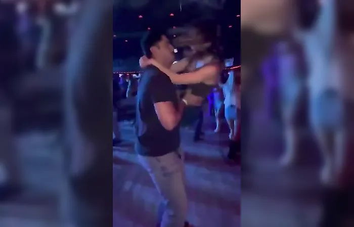 Dude drops girl on her head while dancing