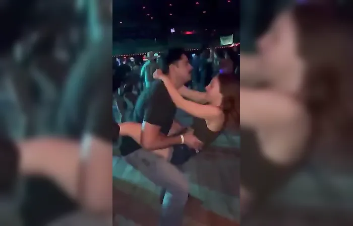Dude drops girl on her head while dancing