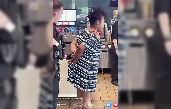 Woman starts fight at McDonald's over free water
