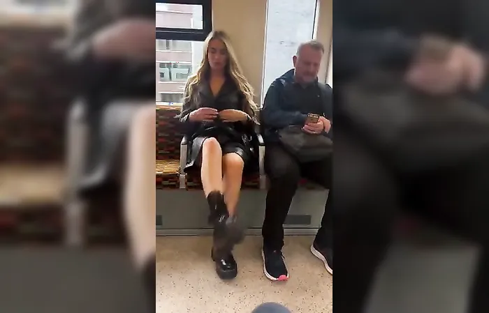 She sits next to you. What happens next?