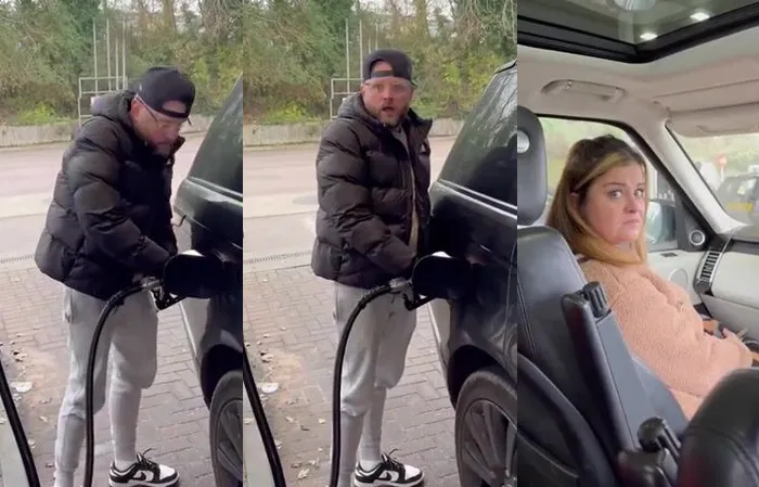 Hubby gets caught looking