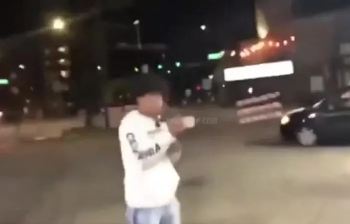 Dude made a threat, then got SUCKER PUNCHED