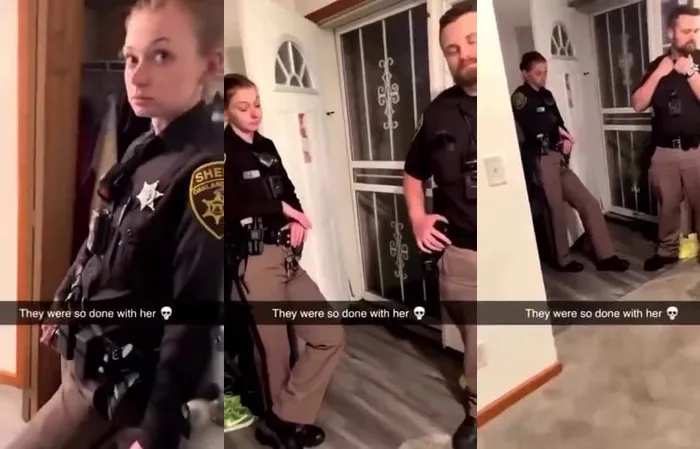 When you're entitled, but the cop only weighs 12 lbs