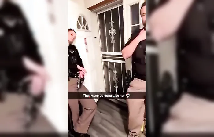When you're entitled, but the cop only weighs 12 lbs